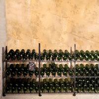 Photo du produit 'Syst�me d�tag�re � vin en m�tal LA CAVE, H 90 cm'