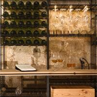 Photo du produit 'Syst�me d�tag�re � vin en m�tal LA CAVE, H 90 cm'
