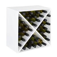 Photo du produit '�tag�re � vin CARR�, en m�tal blanc'
