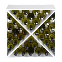 Photo du produit '�tag�re � vin CARR�, en m�tal blanc'