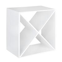 Photo du produit '�tag�re � vin CARR�, en m�tal blanc'