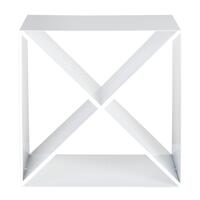 Photo du produit '�tag�re � vin CARR�, en m�tal blanc'