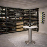 Photo du produit '�tag�re � vin BLACK PURE en m�tal'