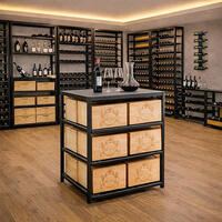 Photo du produit '�tag�re � vin BLACK PURE en m�tal'