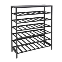 Photo du produit '�tag�re � vin en m�tal BLACK PURE mod�le 11'