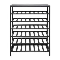 Photo du produit '�tag�re � vin en m�tal BLACK PURE mod�le 11'