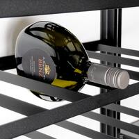 Photo du produit '�tag�re � vin en m�tal BLACK PURE mod�le 11'