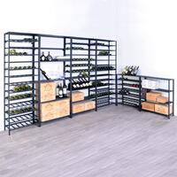 Photo du produit '�tag�re � vin en m�tal BLACK PURE mod�le 13'