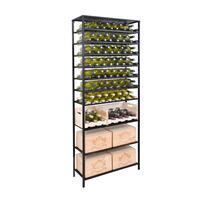 Photo du produit '�tag�re � vin en m�tal BLACK PURE mod�le 8'