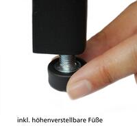 Photo du produit '�tag�re � vin en m�tal BLACK PURE mod�le 9'