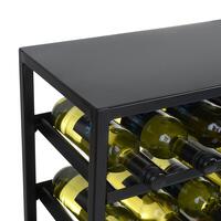 Photo du produit 'Etag�re � vin en m�tal BLACK PURE mod�le 12'