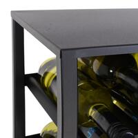 Photo du produit 'Etag�re � vin en m�tal BLACK PURE mod�le 2'