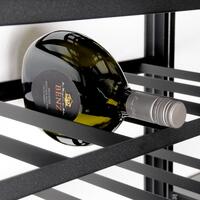 Photo du produit 'Etag�re � vin en m�tal BLACK PURE mod�le 2'