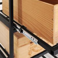 Photo du produit 'Etag�re � vin en m�tal BLACK PURE mod�le 15'
