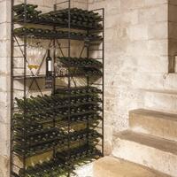 Photo du produit 'Syst�me d'�tag�res � vin LA CAVE en m�tal, H170 cm'