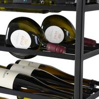 Photo du produit 'Etag�re � vin en m�tal BLACK PURE mod�le 7'