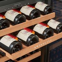 Photo du produit 'R�frig�rateur � vin � encastrer � deux zones WLU-160DF pour 40-50 btl.'