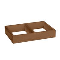 Photo du produit 'Casier � vin 60 cm, socle 45 cm de large, teint� brun'
