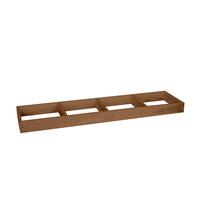 Photo du produit 'Casier � vin 60 cm, socle 120 cm de large, teint� brun'