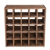 Photo du produit '�tag�re � vin 60cm Echiquier, pin teint� marron'