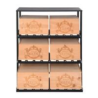 Photo du produit 'Etag�re � vin en m�tal BLACK PURE mod�le 14'