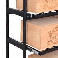 Photo du produit 'Etag�re � vin en m�tal BLACK PURE mod�le 14'
