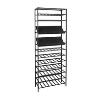 Photo du produit 'Etag�re � vin en m�tal BLACK PURE mod�le 4'