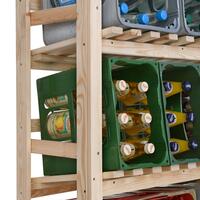 Photo du produit '�tag�re en bois pour 6 - 12 caisses de boissons/�tag�re pour caisses de boissons'