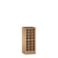 Photo du produit 'Etag�re � vin PRESTIGE 17, ch�ne massif teint�'