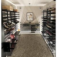 Photo du produit 'Etag�re � vin murale en m�tal BLACK PURE H 100cm'