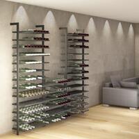 Photo du produit 'Etag�re � vin murale en m�tal BLACK PURE H 200 cm'
