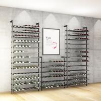 Photo du produit 'Etag�re � vin murale en m�tal BLACK PURE H 200 cm'