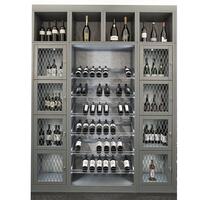 Photo du produit 'Syst�me d�tag�re � vin PIEMONT, bois de sapin, anthracite'