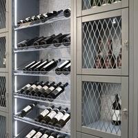 Photo du produit 'Syst�me d�tag�re � vin PIEMONT, bois de sapin, anthracite'