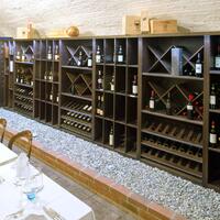 Photo du produit 'Syst�me d�tag�res � vin PIEMONT, placage ch�ne, brun fonc�,'