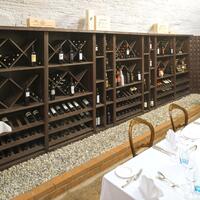 Photo du produit 'Syst�me d�tag�res � vin PIEMONT, placage ch�ne, brun fonc�,'