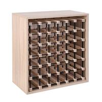 Photo du produit '�tag�re � vin Quadrato,finition ch�ne clair'