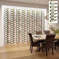 Photo du produit 'Etag�re � vin murale en m�tal argent� pour 6 bouteilles de 0,75l'