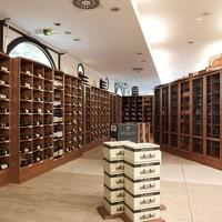 Photo du produit 'Syst�me d�tag�res � vin PIEMONT, bois de sapin, noyer/brun moyen'