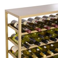 Photo du produit 'Etag�re � vin en m�tal dor� BLACK PURE mod�le 11'