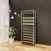 Photo du produit 'Etag�re � vin en m�tal argent� BLACK PURE mod�le 5'