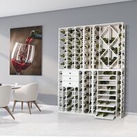 Photo du produit 'Etag�re � vin modulable PROVINALIA, laqu� blanc'