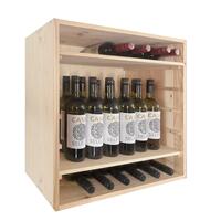 Photo du produit '�tag�re � vin 60 cm LINEA en pin naturel'