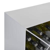 Photo du produit '�tag�re � vin CARR�, en gris argent�'