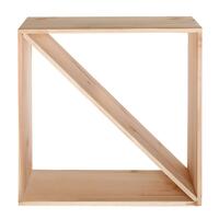 Photo du produit '�tag�re � vin 60 cm, mod�le Basic, en bois de pin naturel'