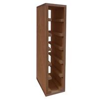 Photo du produit 'Casier � vin 60 cm, module �troit pour 6 bouteilles, teint� brun'