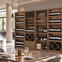 Photo du produit ' �tag�re � vin PRESTIGE NOVO bois de ch�ne teint� marron '