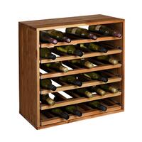Photo du produit '�tag�re � vin avec clayettes en pin naturel teint�'