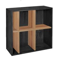 Photo du produit 'Regalmodul mit 6 F�chern, Esche graphit/Birnbaum'