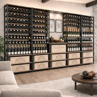 Photo du produit '�tag�re de stockage m�tal-bois Black Pure WOOD'